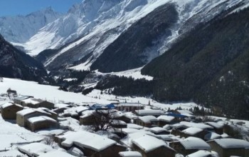 दार्चुलाका हिमाली क्षेत्रमा भारी हिमपात 